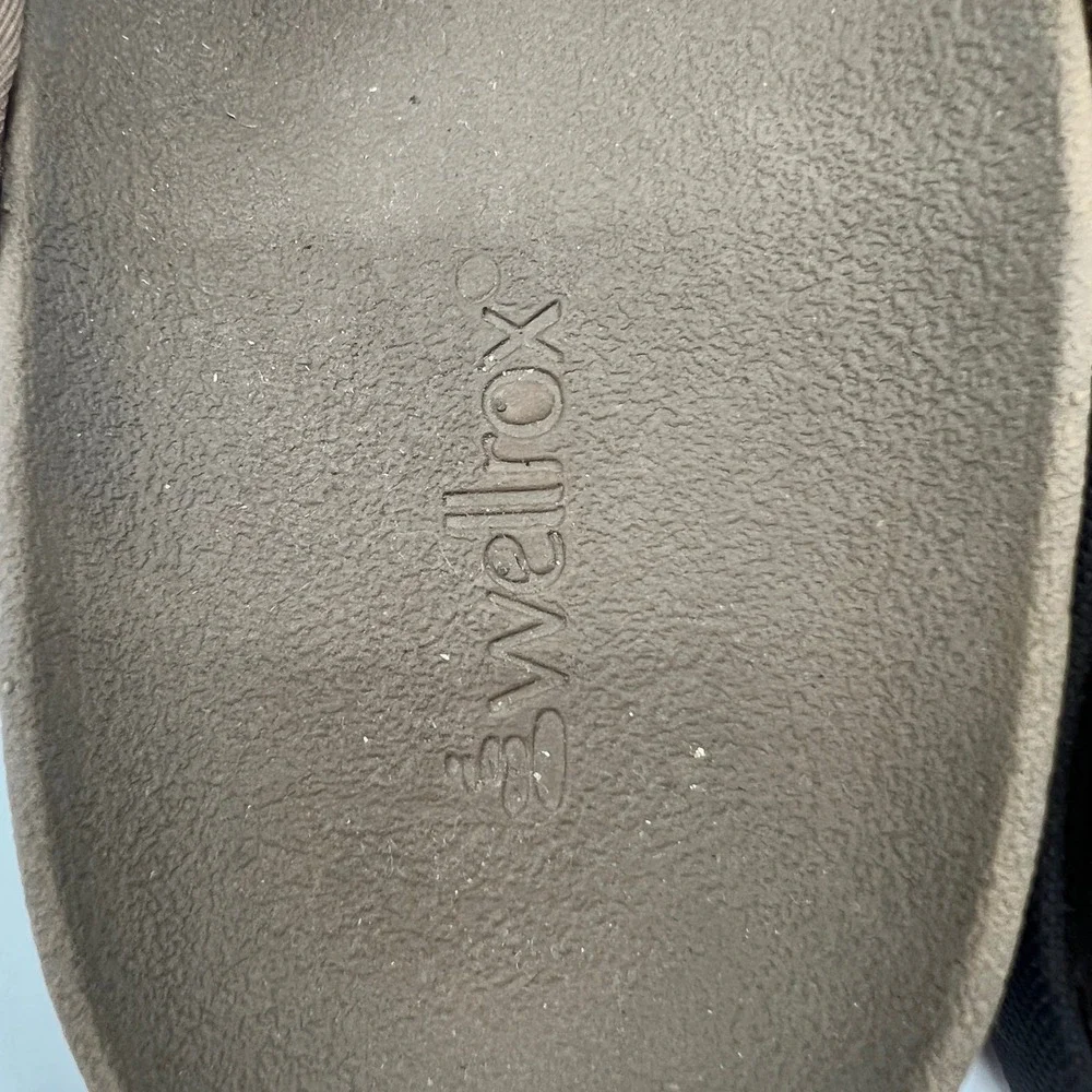 Wellrox Grasp Sandals Womens 8 Brown Yoga Wellness Leather Toe Separator Cloud